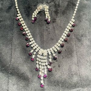 Stunning fashionable tiara, bridal jewelry set, bling bling